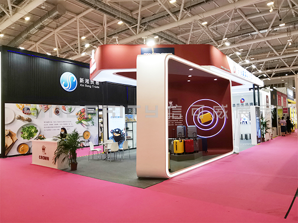 禮品展某參展商展會設(shè)計現(xiàn)場圖