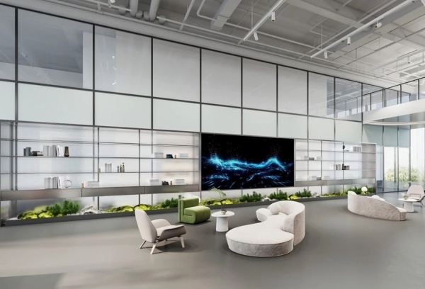 安得智聯(lián)辦公樓中庭展廳設(shè)計(jì)