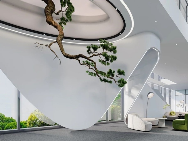 安得智聯(lián)辦公樓中庭展廳設(shè)計(jì)