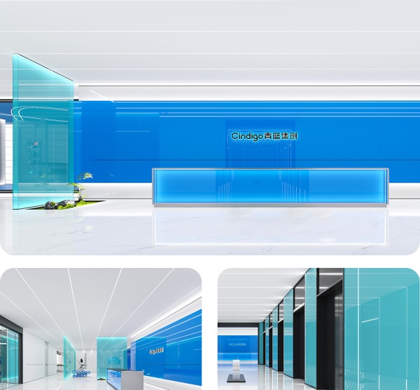 青藍(lán)集創(chuàng)醫(yī)療設(shè)備展廳設(shè)計(jì)