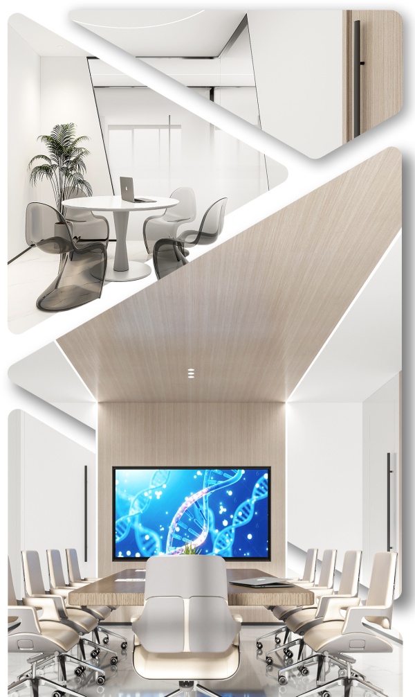 青藍(lán)集創(chuàng)醫(yī)療設(shè)備展廳設(shè)計(jì)