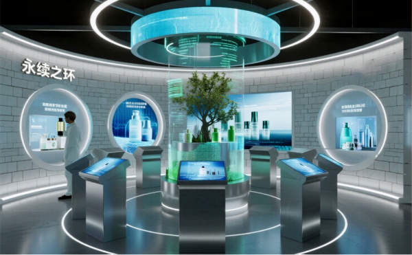 護膚品科技展廳設計