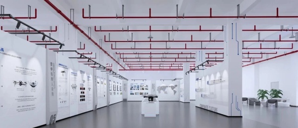 智能無人系統企業展廳設計施工