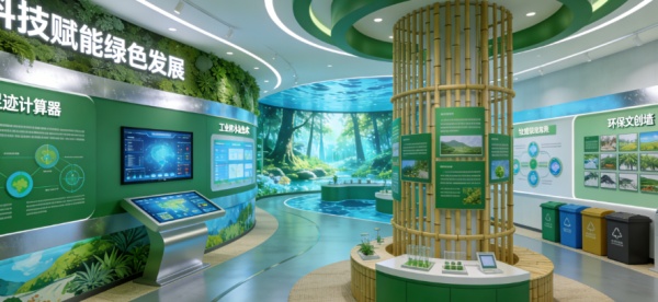 科技環(huán)保展廳的創(chuàng)新表達與理念傳遞