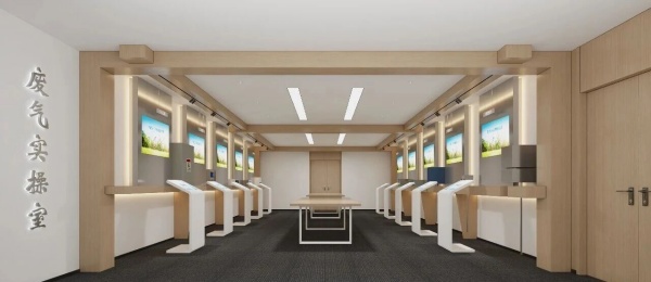 安溪瀚藍固廢展廳走進 “生態即生活”環保展廳的「自然共生」設計