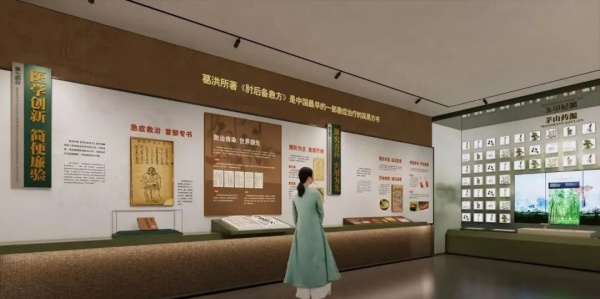 中醫(yī)藥名人文化主題展廳400㎡