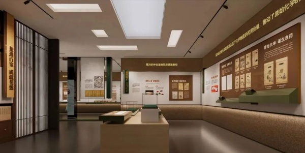 中醫(yī)藥名人文化主題展廳400㎡